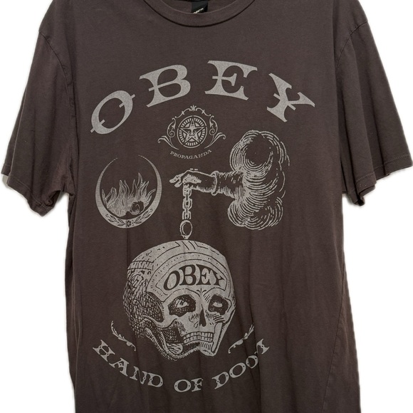 Vintage Obey Men's Graphic T-Shirt - Picture 1 of 2